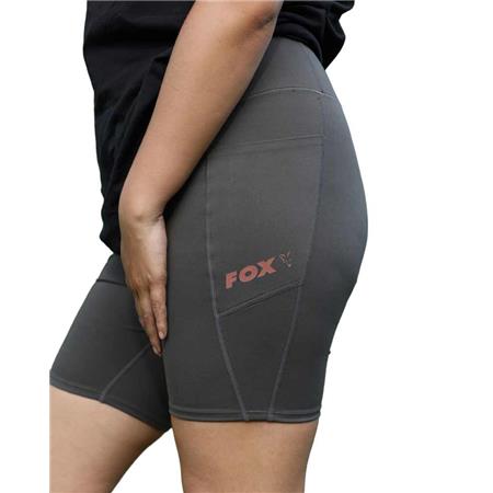 SHORT FEMME FOX WOMEN’S CLOTHING SHORT LEGGINGS - GRIS
