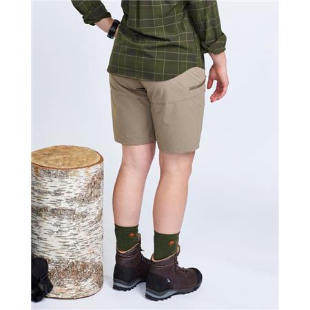 SHORT FEMME PINEWOOD ABISKO LIGHT STRETCH - MOLE MARRON
