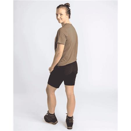 SHORT FEMME PINEWOOD ABISKO LIGHT STRETCH W - NOIR