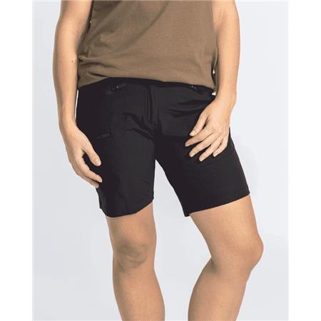 SHORT FEMME PINEWOOD ABISKO LIGHT STRETCH W - NOIR
