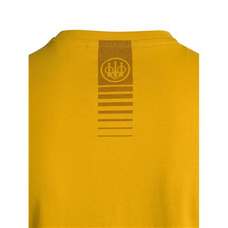 SHORT-SLEEVE MEN'S T-SHIRT - SAFFRON YELLOW BERETTA OUTLINE - SAFFRON YELLOW