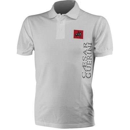 Short Sleeve Polo Shirt For Men Caesar Guerini - White
