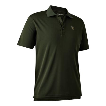 Short Sleeve Polo Shirt For Men Deerhunter Climate Avec 37.5 Technology - Forest Ember
