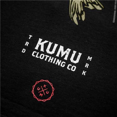 SHORT SLEEVE T-SHIRT FOR MEN KUMU MAKE YOUR OWN LUCK - NOIR