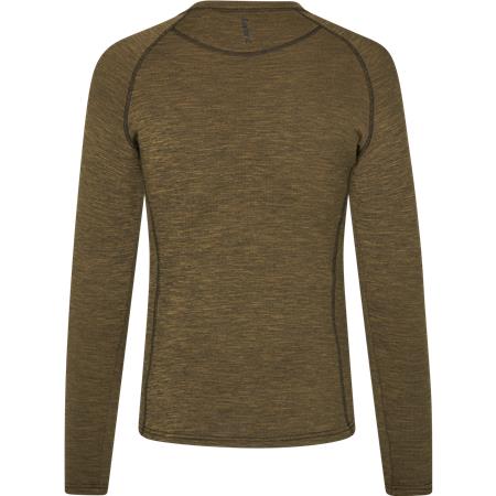 SHORT SLEEVE T-SHIRT FOR MEN SEELAND PEAK AIA - MILITARY OLIVE MELANGE