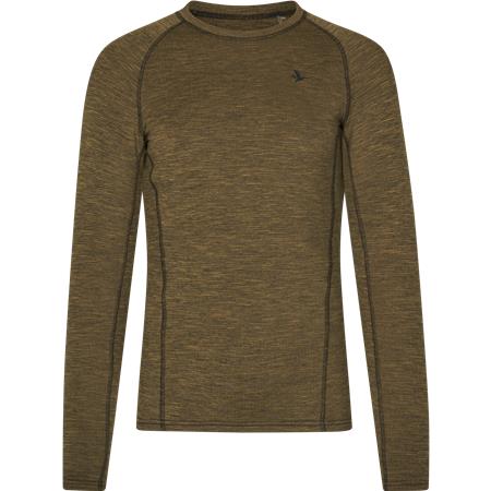 Short Sleeve T-Shirt For Men Seeland Peak Aia - Military Olive Melange