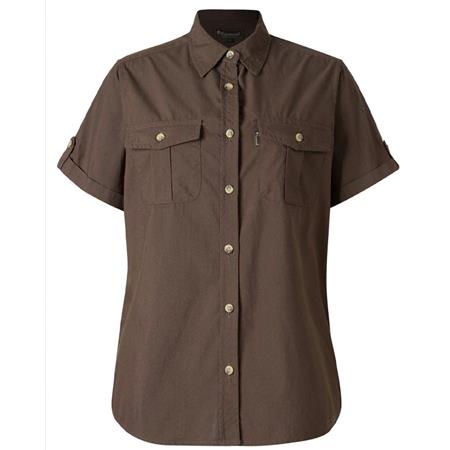 Short Sleeve Shirt Woman Pinewood Safari S/S - Olive