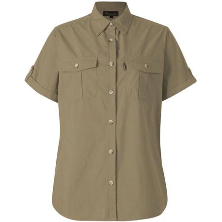 Short Sleeve Shirt Woman Pinewood Safari S/S - Sand Stone
