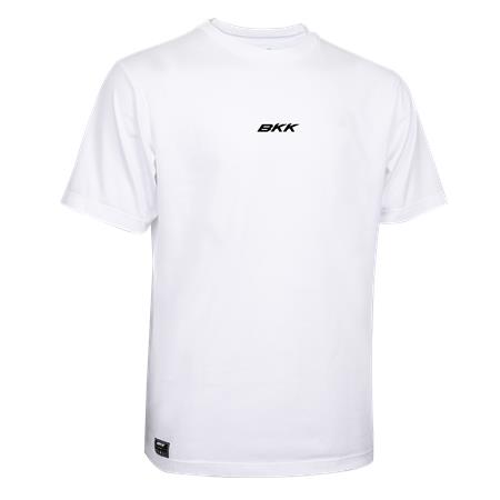 SHORT SLEEVE TEE SHIRT BKK SHORT SLEEVE CASUAL SHIRT BLACK BASS - WHITE
