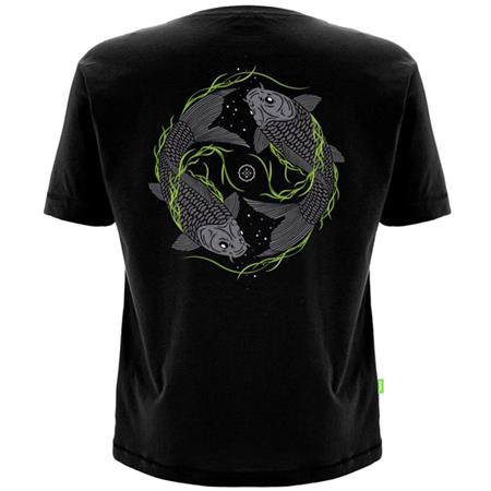 Short-Sleeved Men's T-Shirt - Black Kumu Tshirt Vortex - Noir