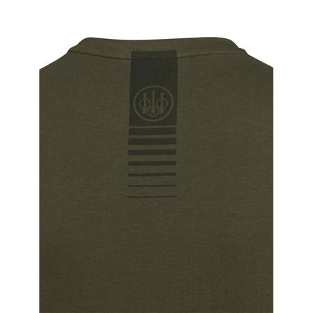 SHORT-SLEEVED MEN'S T-SHIRT - DARK OLIVE BERETTA OUTLINE - DARK OLIVE