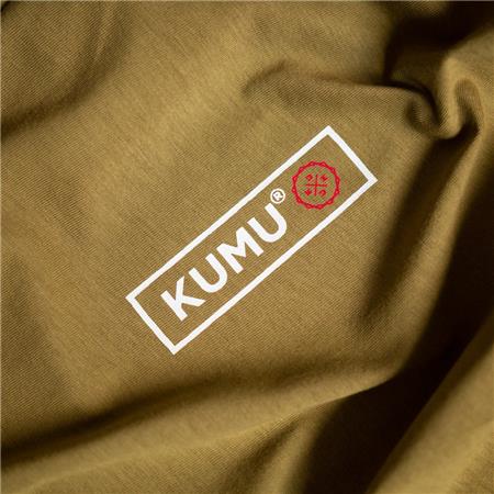 SHORT-SLEEVED MEN'S T-SHIRT - KHAKI KUMU RISING SUN - KAKI