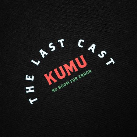 SHORT-SLEEVED MEN'S T-SHIRT KUMU THE LAST CAST - NOIR