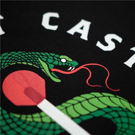 SHORT-SLEEVED MEN'S T-SHIRT KUMU THE LAST CAST - NOIR