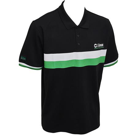 Short Sleeved Polo Shirt For Men Sensas Fashion College - Noir