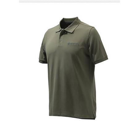 Short-Sleeved Polo Shirt Man Beretta Corporate Polo Green