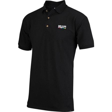 Short-Sleeved Polo Shirt Man Delkim - Black