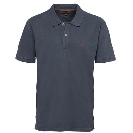 Short-Sleeved Polo Shirt Man Idaho Offshore Blue