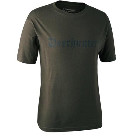Short-Sleeved T-Shirt Deerhunter Logo S/S Sycamore