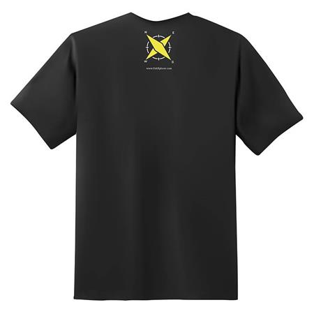 SHORT SLEEVED T-SHIRT FOR MEN FISHXPLORER FISHER WITH ATTITUDE - NOIR