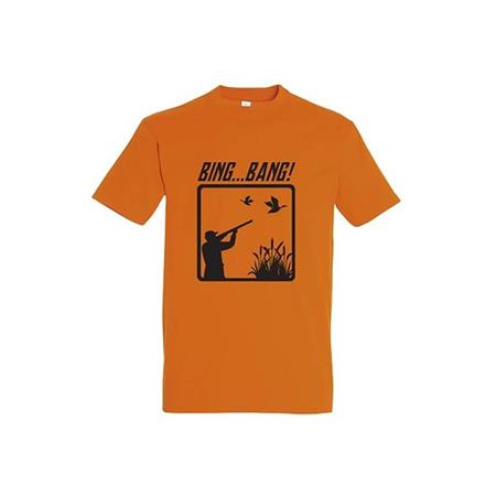 Short-Sleeved T-Shirt Man Bartavel Bing Bang T1169 Orange
