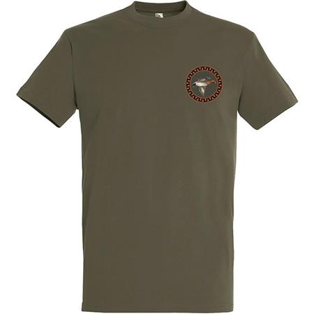 Short-Sleeved T-Shirt Man Bartavel Noir/Orange