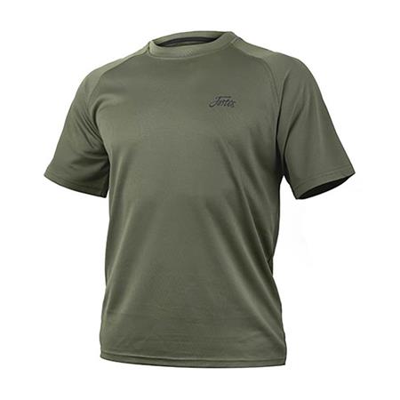 Short-Sleeved T-Shirt Man Fortis Dry Touch Green