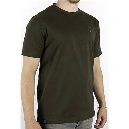 Short-Sleeved T-Shirt Man Fox Khaki T-Shirt Khaki