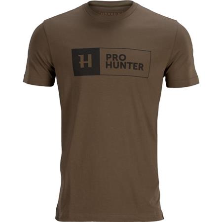 Short-Sleeved T-Shirt Man Harkila Pro Hunter S/S Brown