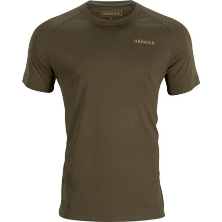 Short-Sleeved T-Shirt Man Harkila Trail S/S Khaki