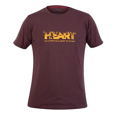 Short-Sleeved T-Shirt Man Hart B.Earth Bordeaux