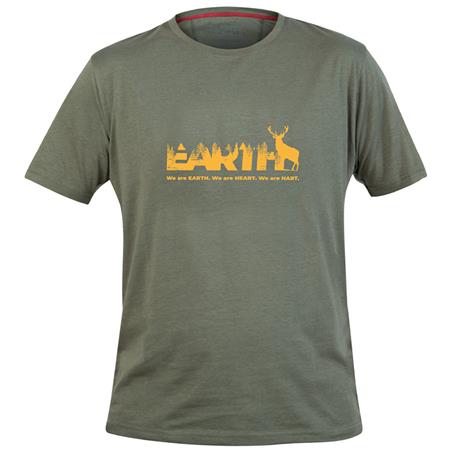 Short-Sleeved T-Shirt Man Hart B.Earth Olive