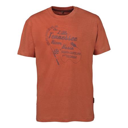 Short-Sleeved T-Shirt Man Idaho Tennessee Orange