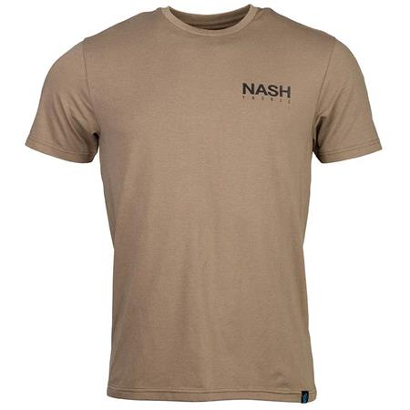 Short-Sleeved T-Shirt Man Nash Elasta-Breathe T-Shirt Green Khaki