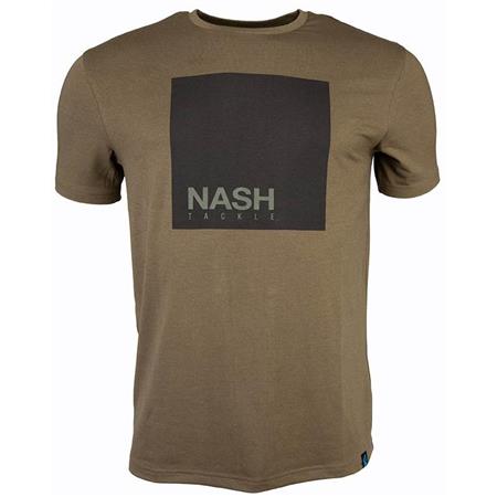 Short-Sleeved T-Shirt Man Nash Elasta-Breathe T-Shirt Large Print Khaki