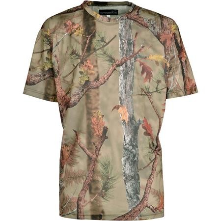 Short-Sleeved T-Shirt Man Percussion Palombe - Ghost Camo Forest