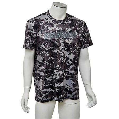 Short-Sleeved T-Shirt Man Starbaits Bank Grey Digi Cam Teeshirt 31G