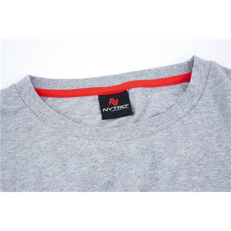 SHORT-SLEEVED T-SHIRT MEN - LIGHT MARL GREY NYTRO SHIRT - LIGHT MARL GREY