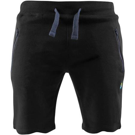 black jogger shorts