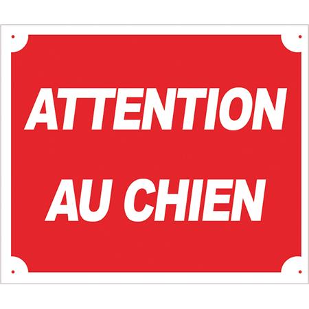 Signalisierungspanel Europ Arm Attention Au Chien