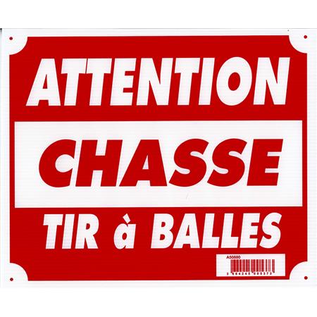 Signalisierungspanneel Europ Arm Attention Chasse Tir À Balles