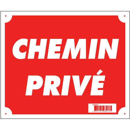 Signalisierungstafel Europ Arm Chemin Privé
