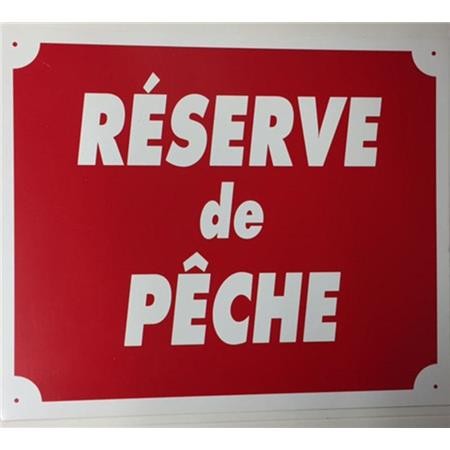 Signalisierungstafel Januel Reserve De Peche