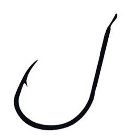 Single Hook Asari Chinu Laser Carbon Black Nickel