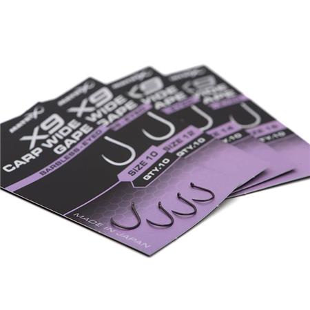 SINGLE HOOK FOX MATRIX X9 CARP WIDE GAPE