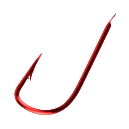 Single Hook Garbolino Ultra Fine Red Round Bend / 2210Rd - Pack Of 15