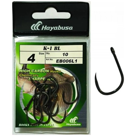 SINGLE HOOK HAYABUSA K-1 BARBLESS NRB