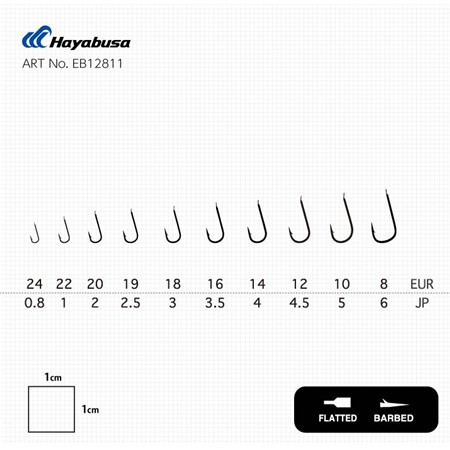 SINGLE HOOK HAYABUSA CHK128 N