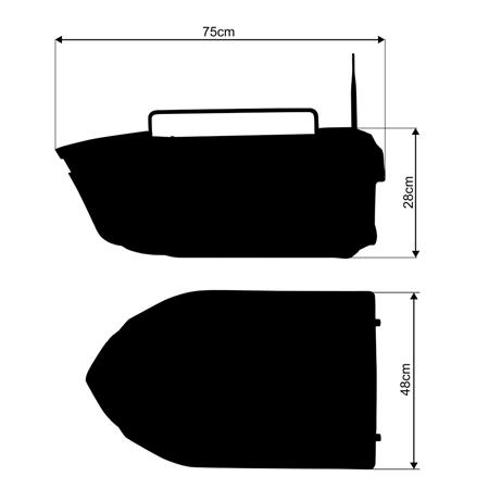 ΣΚΆΦΟΣ ΔΟΛΏΜΑΤΟΣ CARP ROYAL KING 6.0 BAIT BOAT