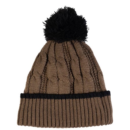 ΣΚΟΥΦΊ MAINLINE CHUNKY ICON FLEECE LINED BEANIE - ΧΑΚΊ